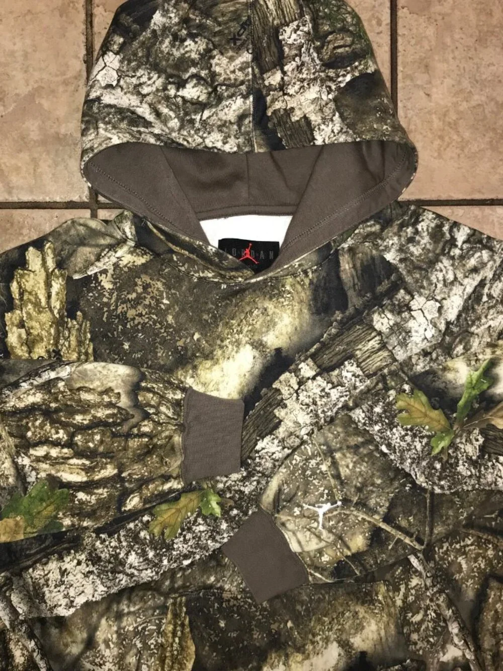Men's Jordan Brooklyn Fleece Realtree APX Camo Hoodie-Size S (Oversized) HV1860